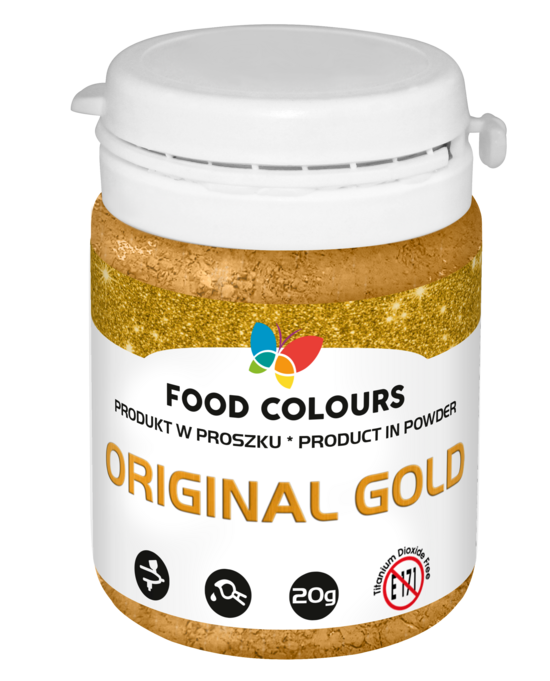 Oriģinālā zelta krāsviela dekorēšanai 20g